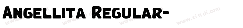Angellita Regular字体转换